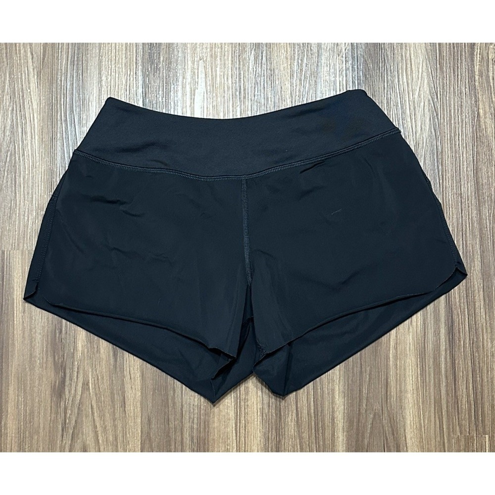 Black High-Waist Active Nobull Shorts